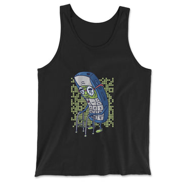 Old Nokia Cellphone Men/Unisex Tank in Black color